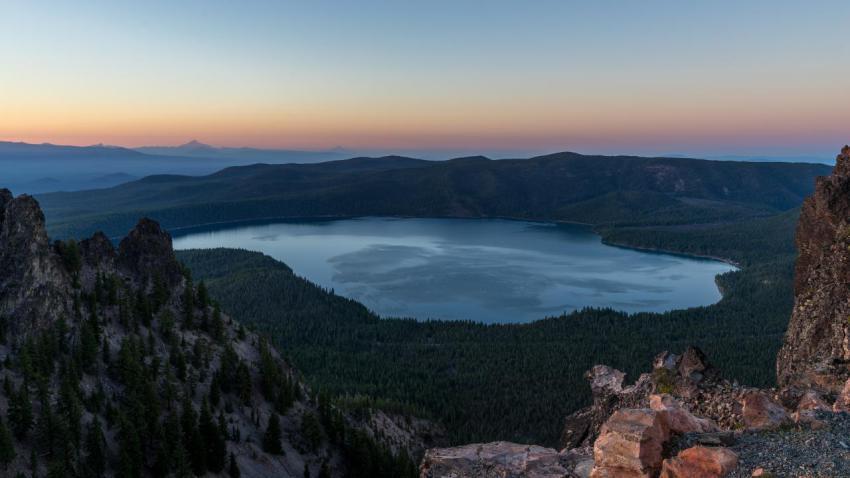 Paulin Lake From Above
