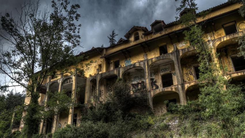 Abandoned hotel
