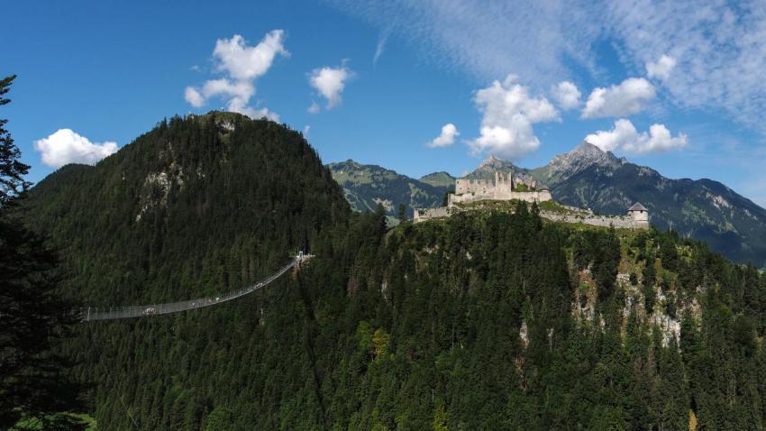 Castle with longest Pedestrian Bridge