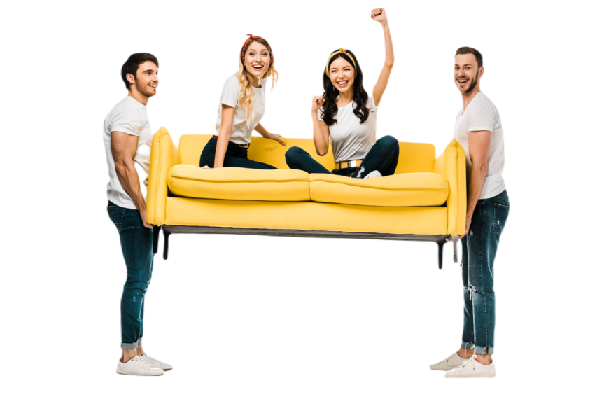 Cheerful young men carrying couch with beautiful g 2024 11 19 14 41 33 utc